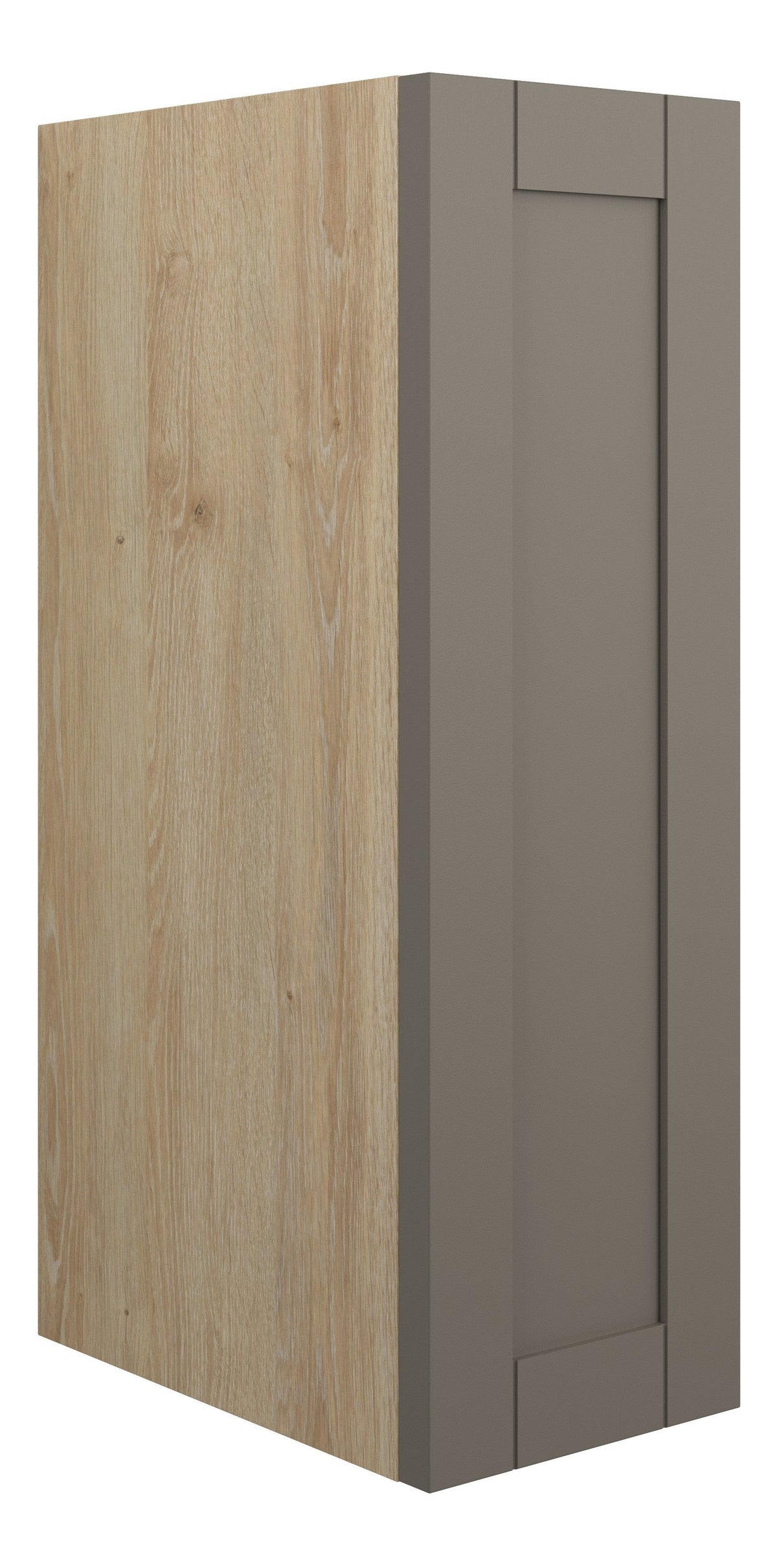 Abakan 200mm Standard Toilet Roll Unit - Matt Stone (Oak Cab)
