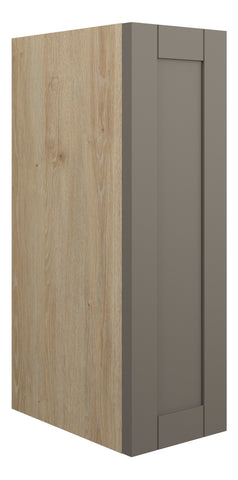 Abakan 200mm Standard Toilet Roll Unit - Matt Stone (Oak Cab)