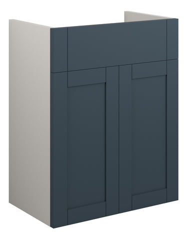 Abakan 500mm Standard Basin Unit - Matt Arley Blue (Grey Cab)