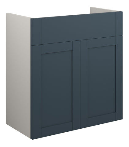 Abakan 600mm Standard Basin Unit - Matt Arley Blue (Grey Cab)