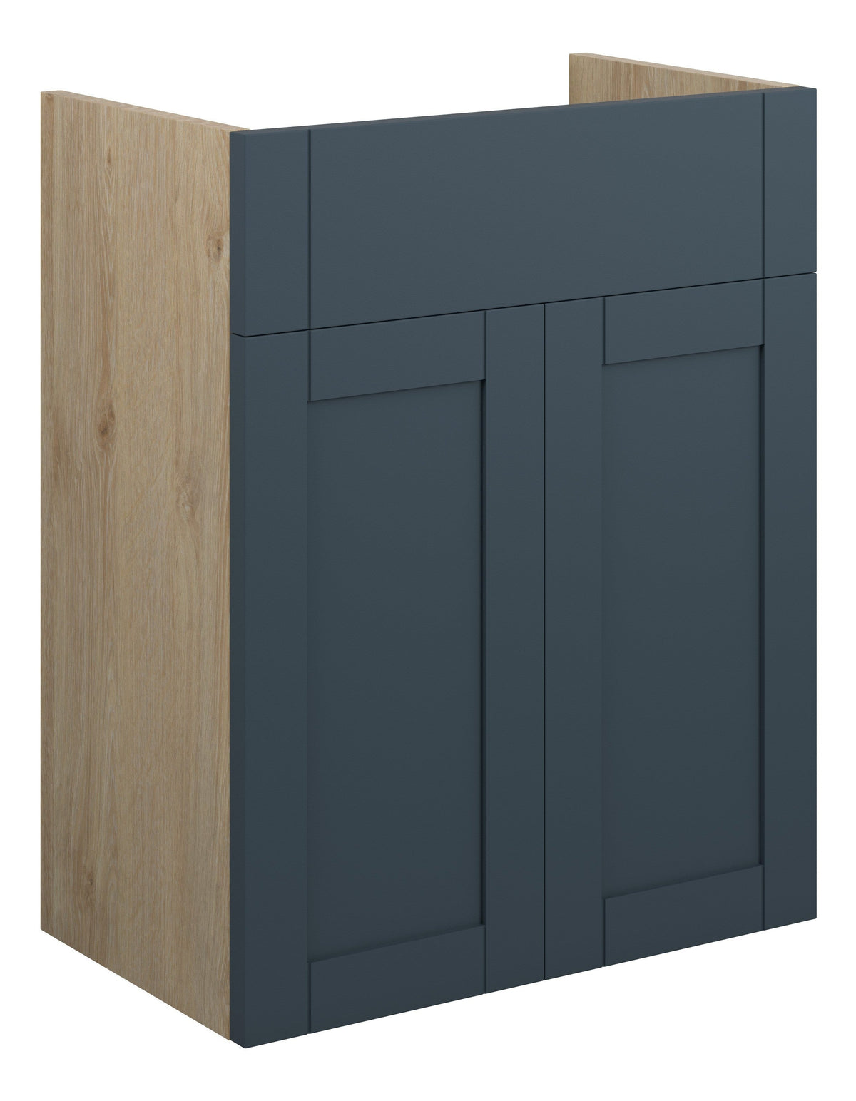 Abakan 500mm Standard Basin Unit - Matt Arley Blue (Oak Cab)