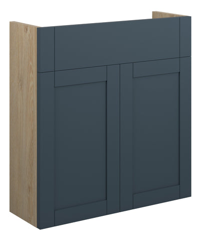 Abakan 600mm Slim Basin Unit - Matt Arley Blue (Oak Cab)