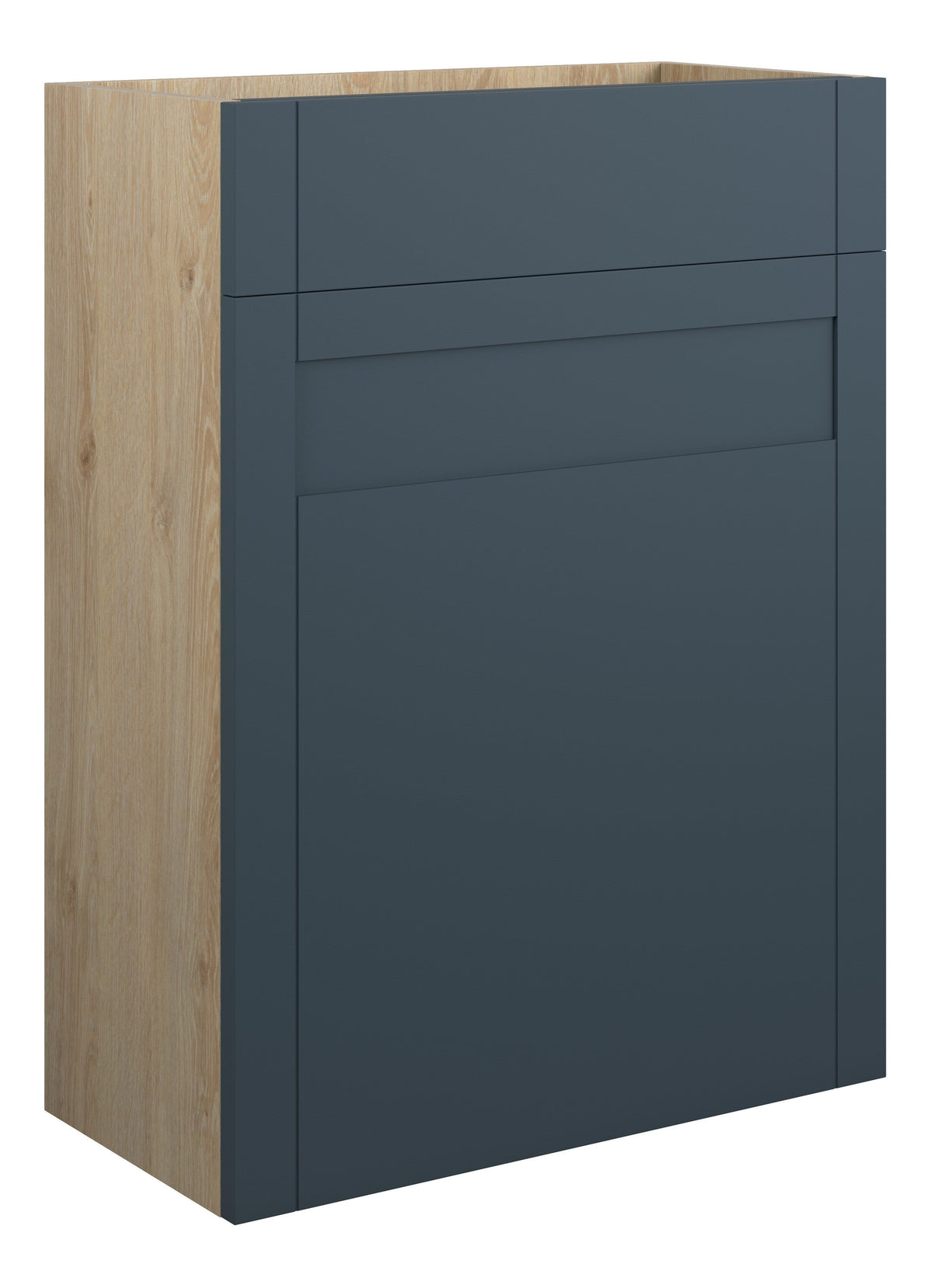 Abakan 600mm Standard WC Unit - Matt Arley Blue (Oak Cab)