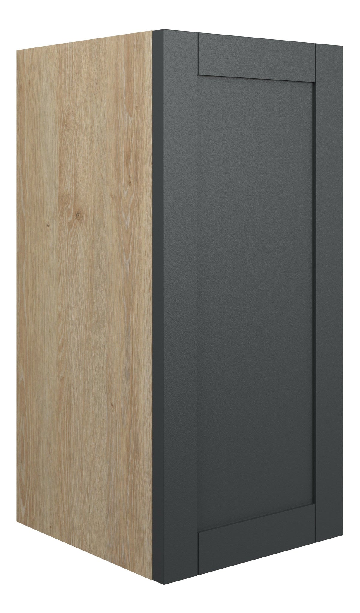 Abakan 300mm Standard Base Unit - Matt Graphite Grey (Oak Cab)