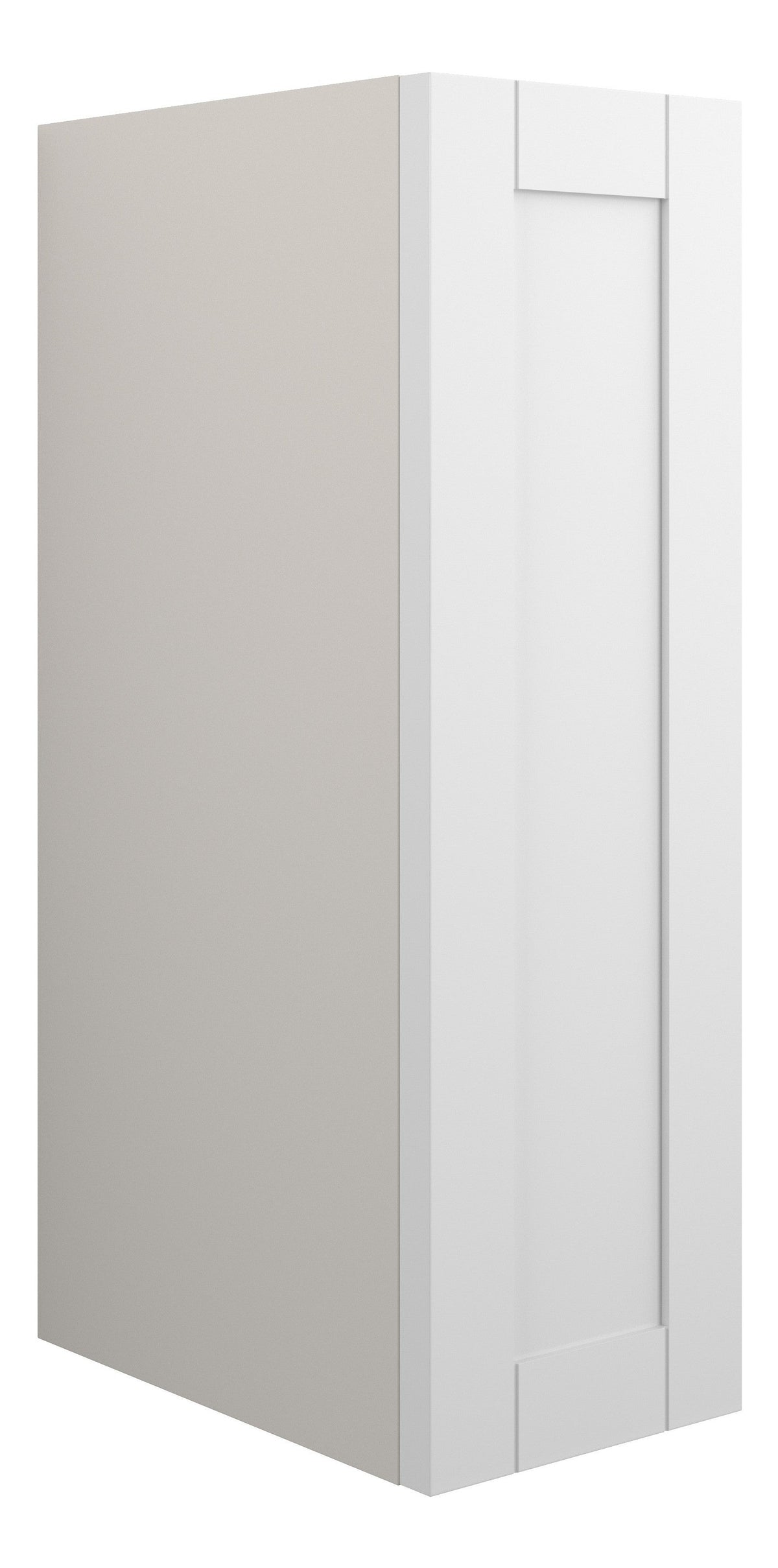 Abakan 200mm Standard Toilet Roll Unit - Matt White (Grey Cab)