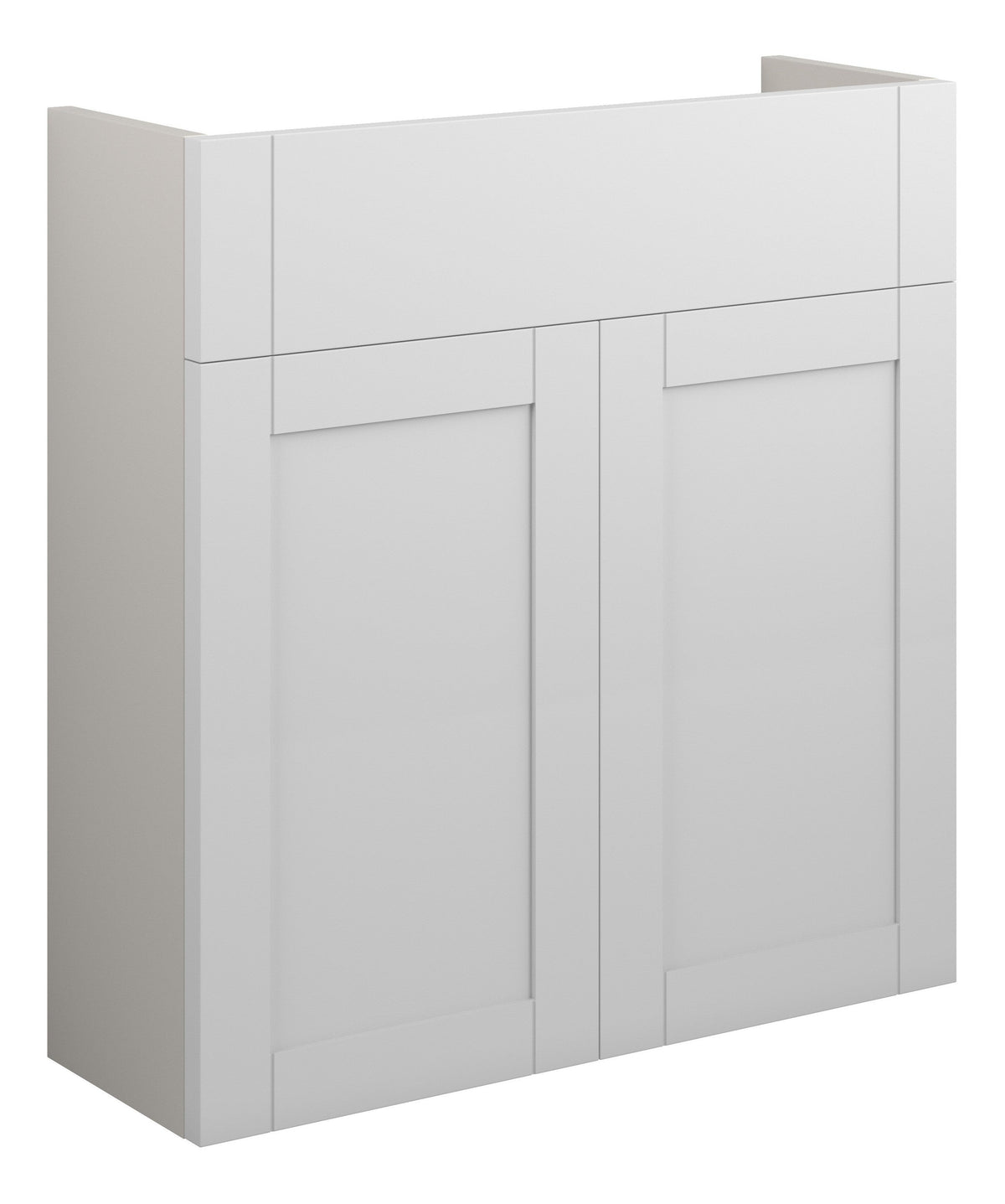 Abakan 600mm Slim Basin Unit - Matt White (Grey Cab)