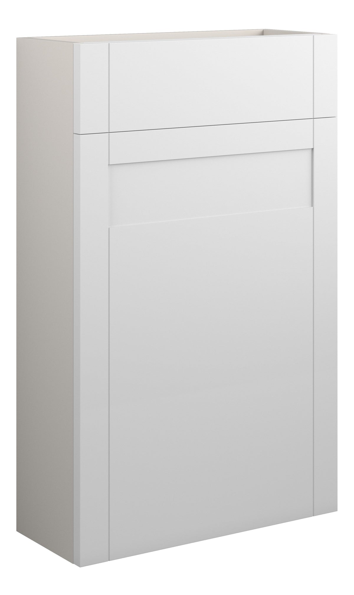 Abakan 500mm Slim WC Unit - Matt White (Grey Cab)