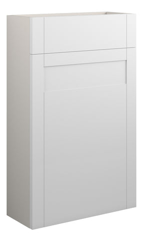 Abakan 500mm Slim WC Unit - Matt White (Grey Cab)
