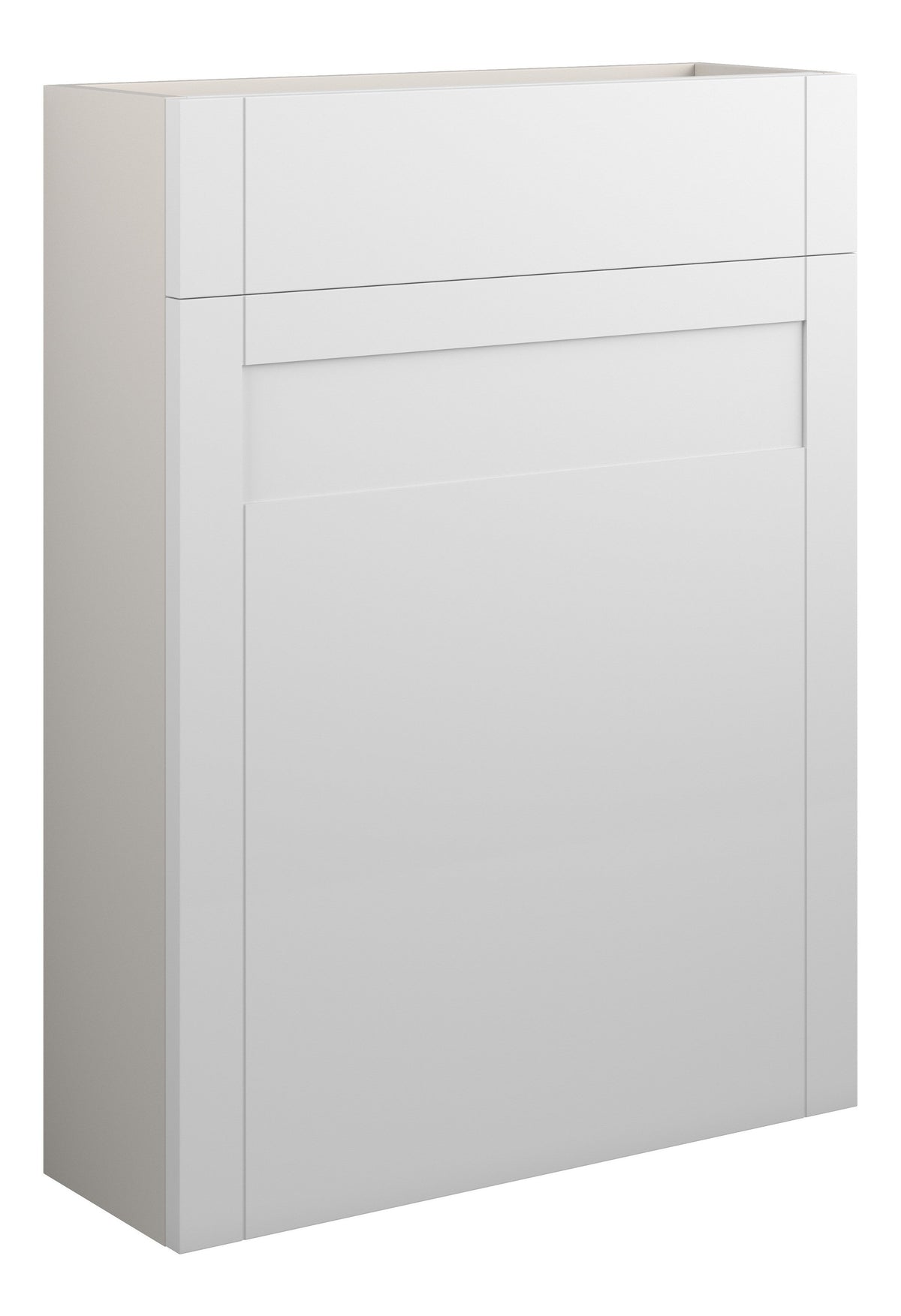 Abakan 600mm Slim WC Unit - Matt White (Grey Cab)
