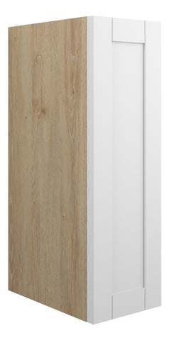 Abakan 200mm Standard Toilet Roll Unit - Matt White (Oak Cab)
