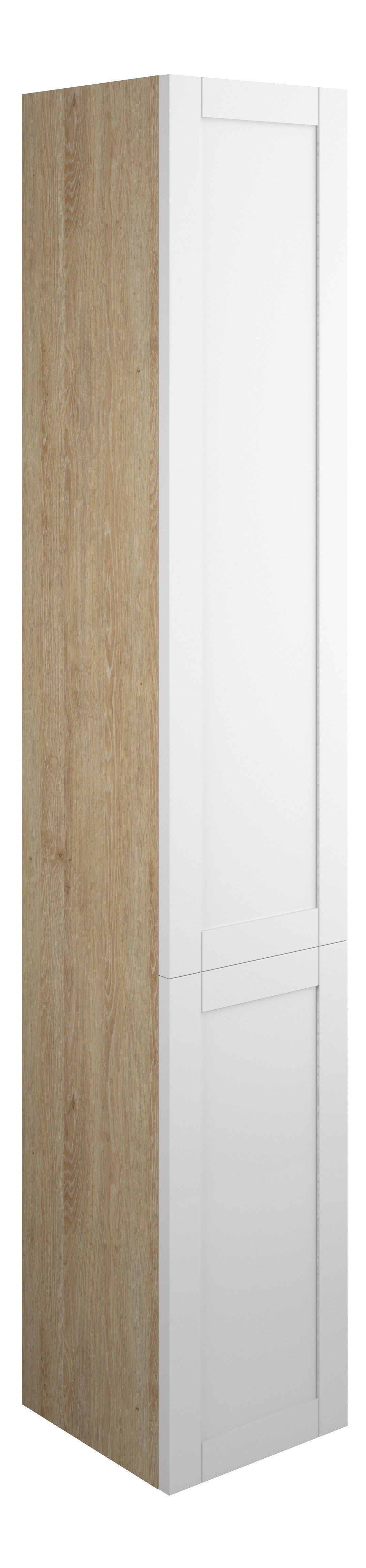 Abakan 300mm Tall Unit - Matt White (Oak Cab)