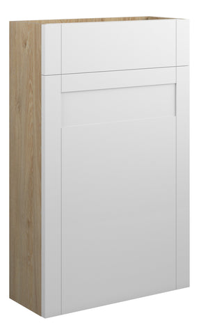 Abakan 500mm Slim WC Unit - Matt White (Oak Cab)