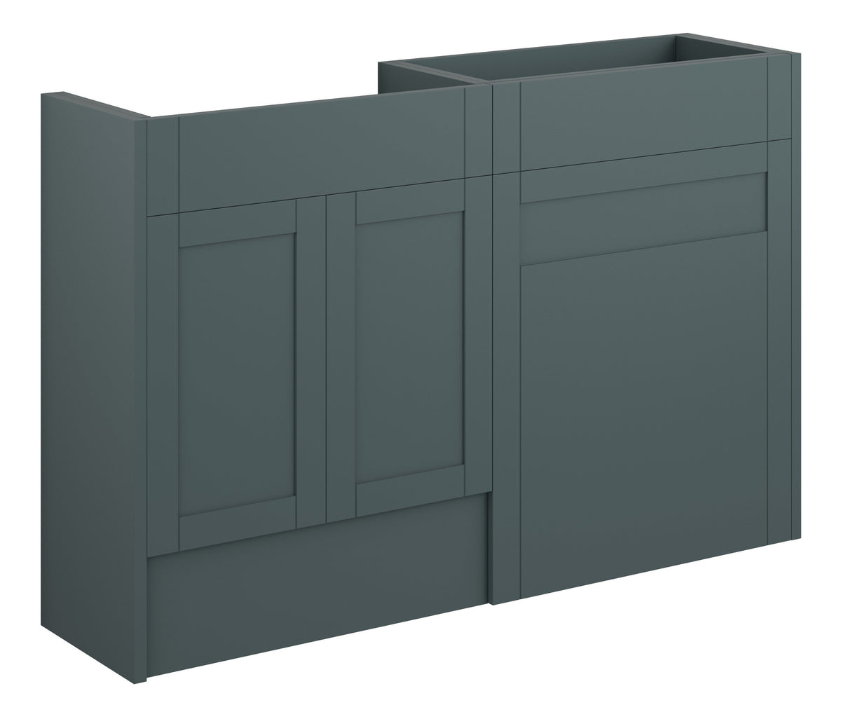 Abakan 1236mm Standard Basin & WC Unit Pack - Matt Green Camo (Grey Cab)