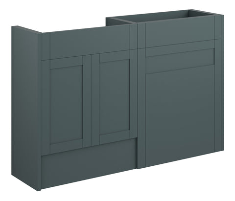 Abakan 1236mm Standard Basin & WC Unit Pack - Matt Green Camo (Grey Cab)