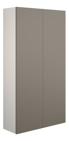 Eder 600mm Slim 2 Door Storage Unit - Matt Stone (Grey Cab)