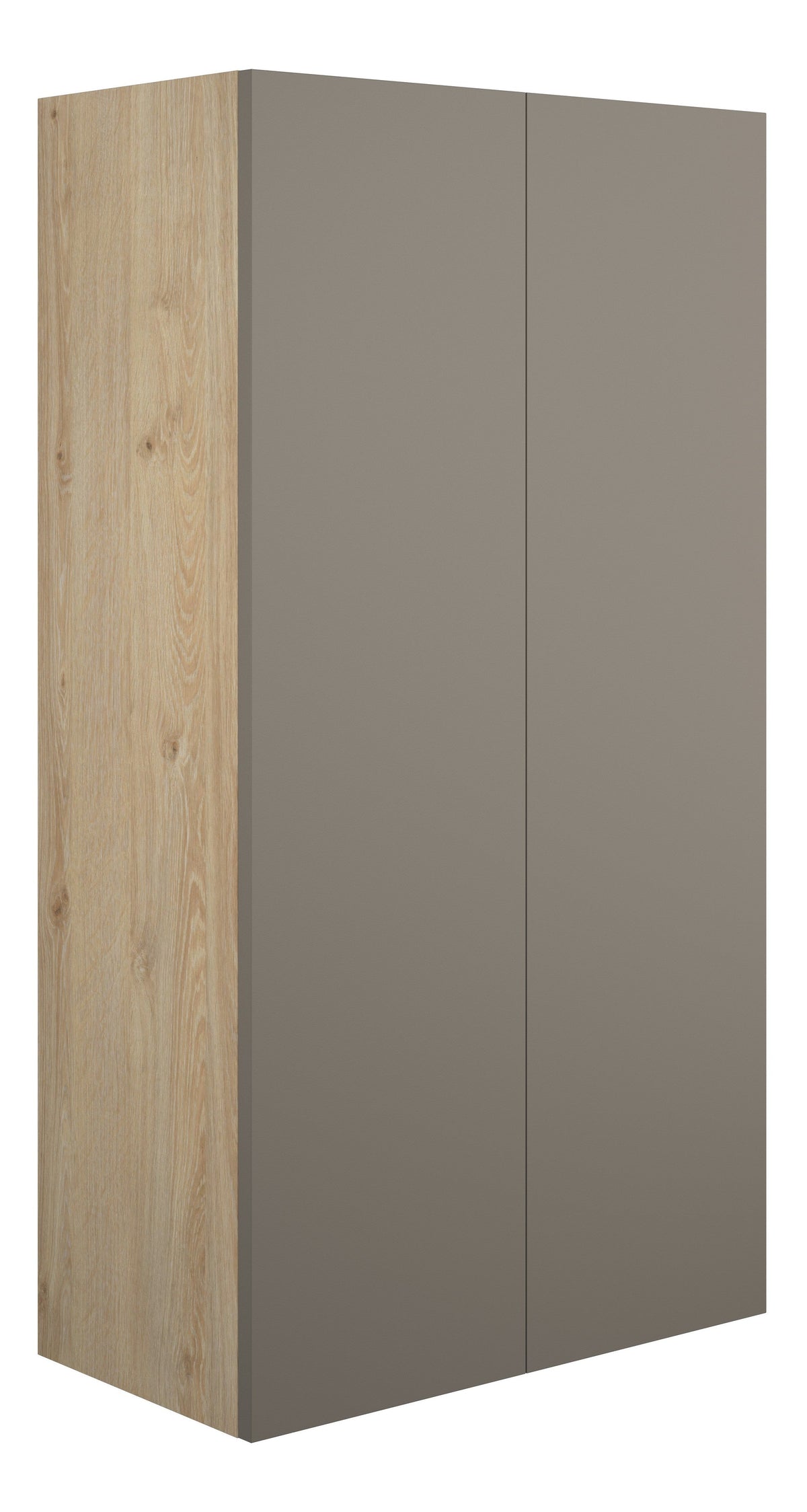 Eder 600mm Standard 2 Door Storage Unit - Matt Stone (Oak Cab)