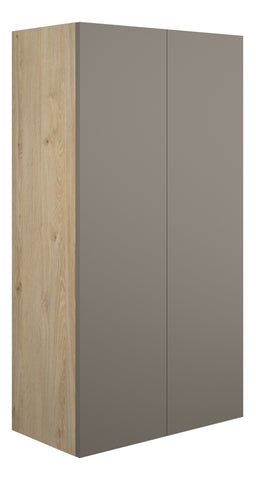 Eder 600mm Standard 2 Door Storage Unit - Matt Stone (Oak Cab)