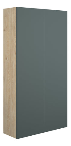 Eder 600mm Slim 2 Door Storage Unit - Matt Green (Oak Cab)