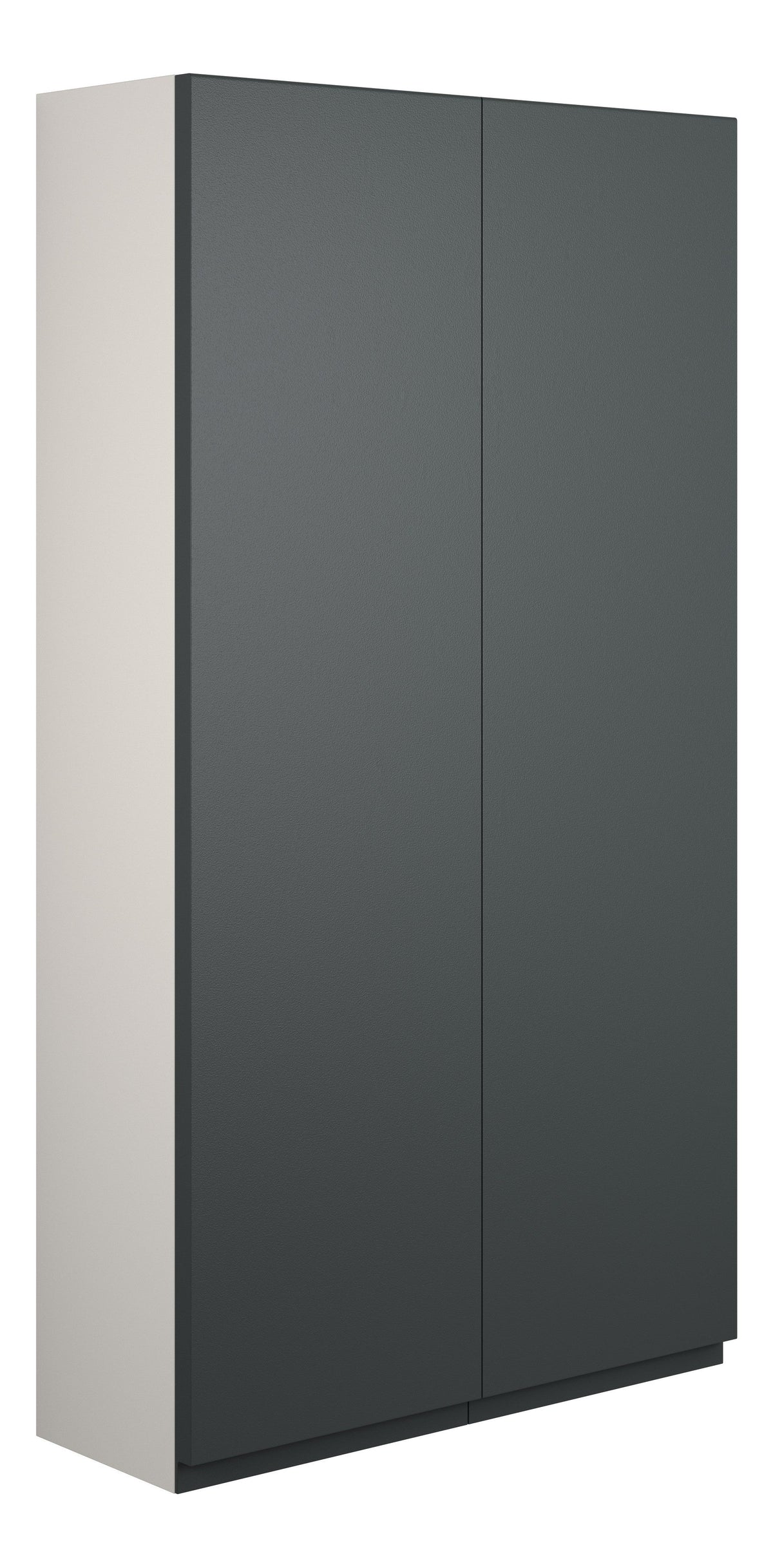 Cauvery 600mm Slim 2 Door Storage Unit - Matt Graphite Grey (Grey Cab)
