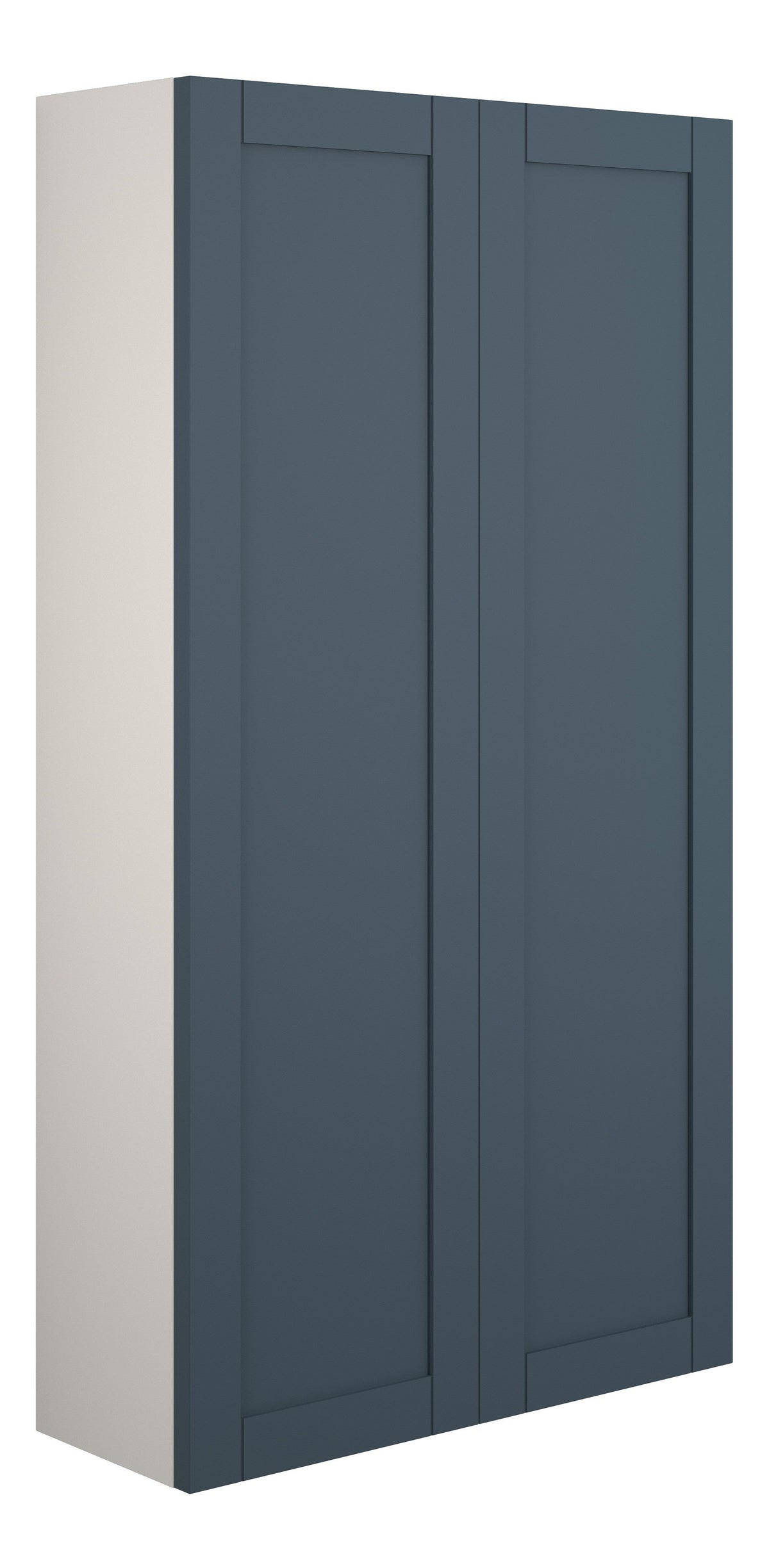Abakan 600mm Slim 2 Door Storage Unit - Matt Arley Blue (Grey Cab)