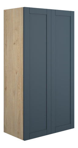 Abakan 600mm Standard 2 Door Storage Unit - Matt Arley Blue (Oak Cab)