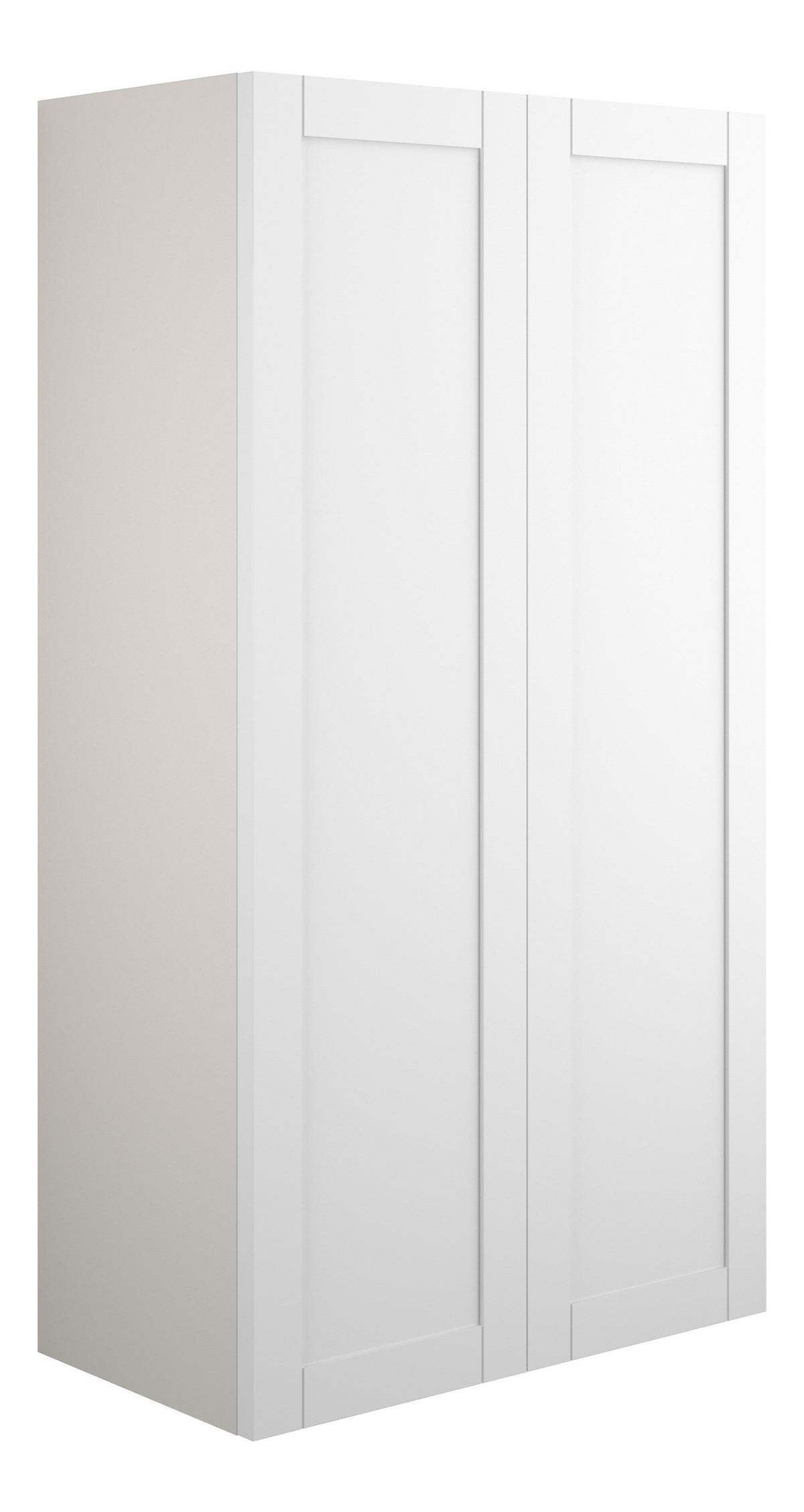 Abakan 600mm Standard 2 Door Storage Unit - Matt White (Grey Cab)