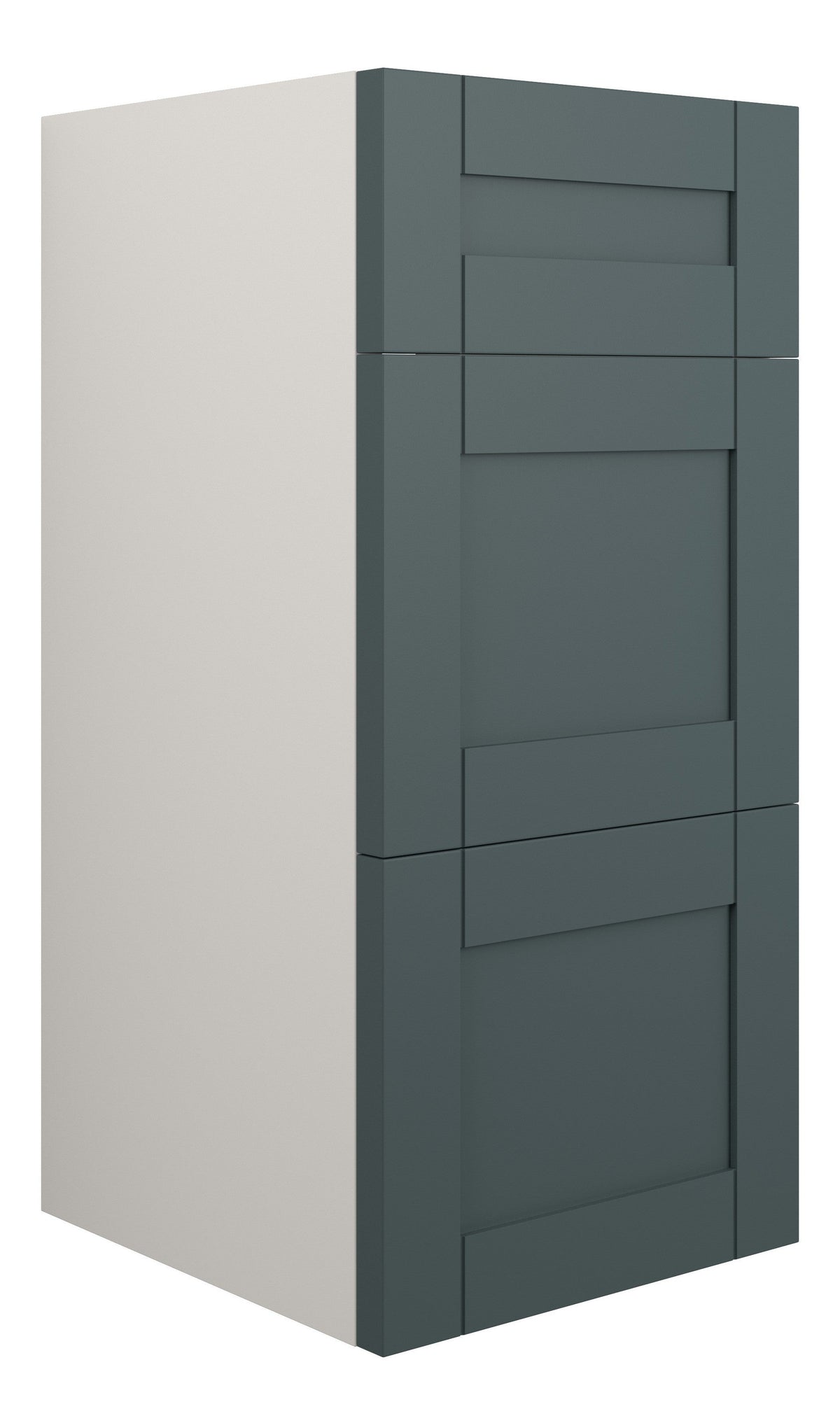 Abakan 300mm Standard 3 Drawer Unit - Matt Green Camo (Grey Cab)