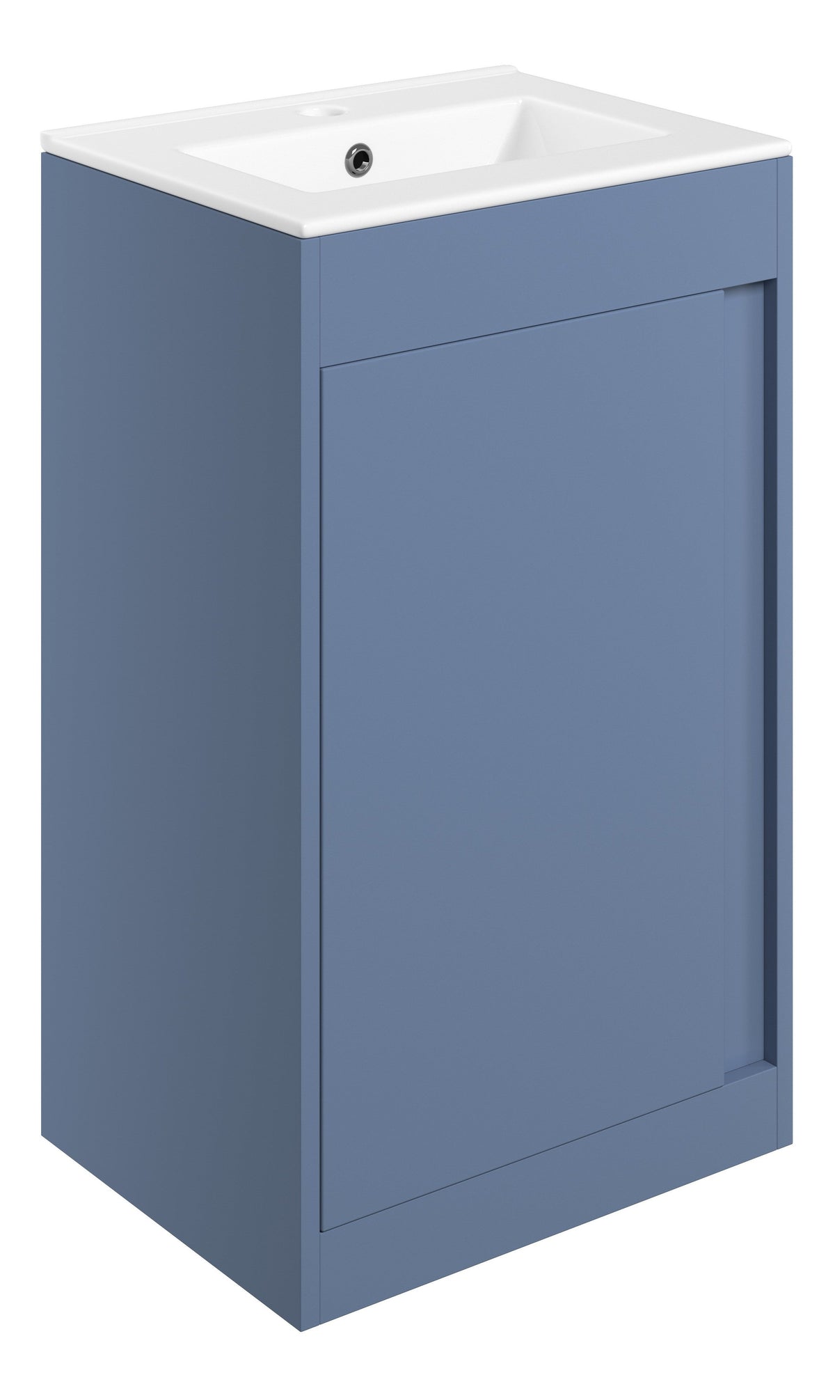 Elchaig 510mm Floor Standing Unit Inc. Basin - Matt Misty Blue