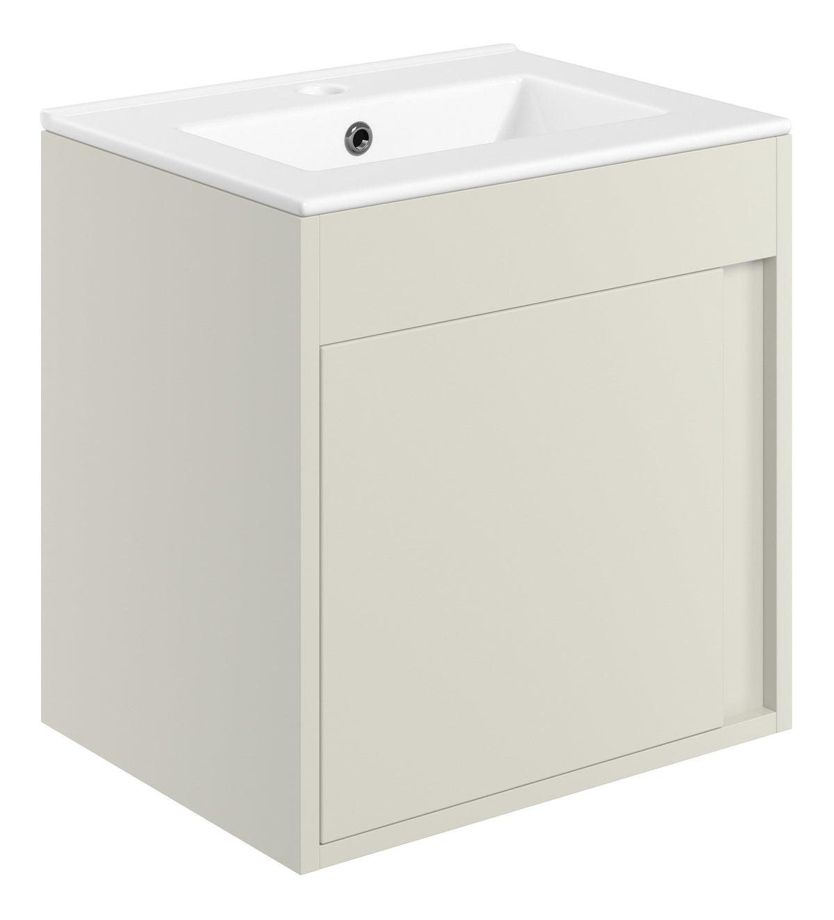 Elchaig 510mm Wall Hung Unit Inc. Basin - Matt Latte