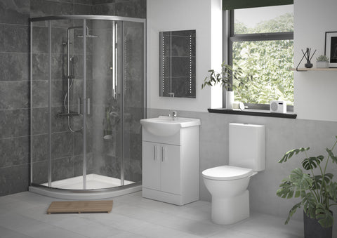 Vistula Full Suite with 900mm 2 Door Easy-Fit Quadrant & Tray