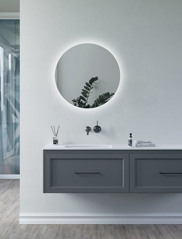 Savage 500mm Round Back-Lit LED Mirror