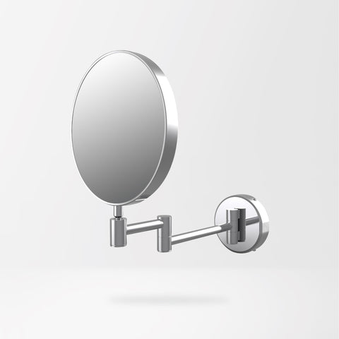 Jina Round Cosmetic Mirror - Chrome