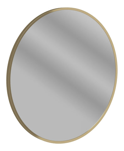Kenfig 600mm Round Mirror - Brushed Bronze