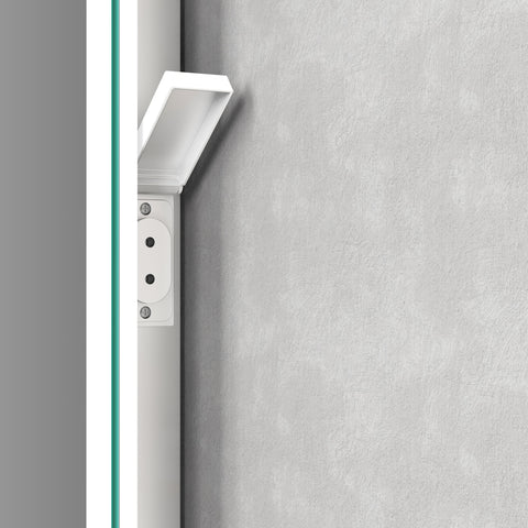 Crystal 600x800mm Rectangle Front-Lit LED Mirror