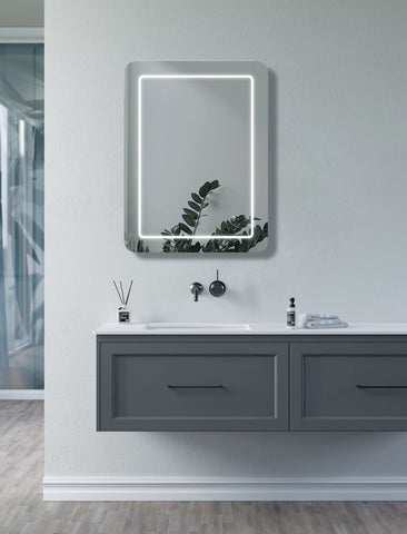 Sudbury 600x800mm Rectangle Front-Lit LED Mirror