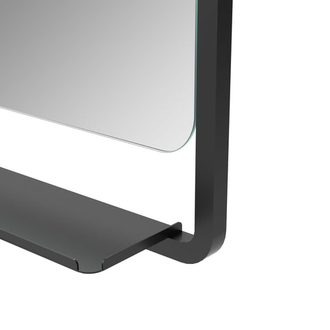 Sandsend 500mm Rectangle Mirror w/Shelf