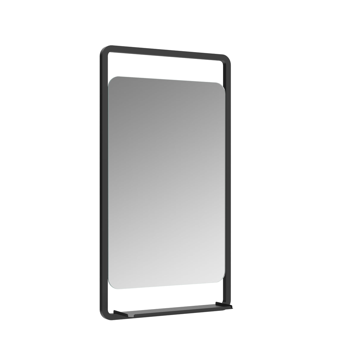 Sandsend 500mm Rectangle Mirror w/Shelf