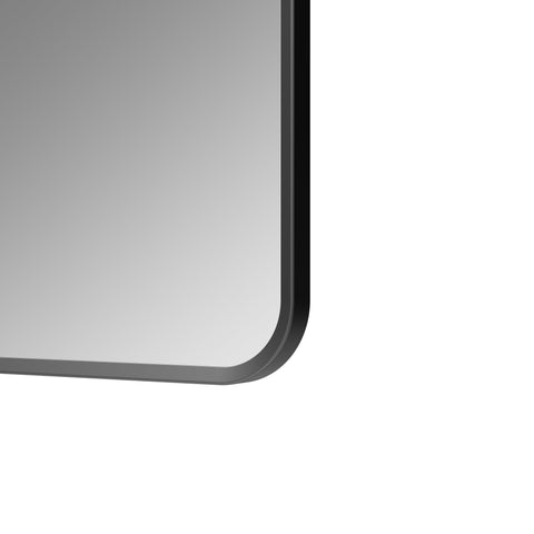 Kenfig 600x800mm Rectangle Mirror - Matt Black