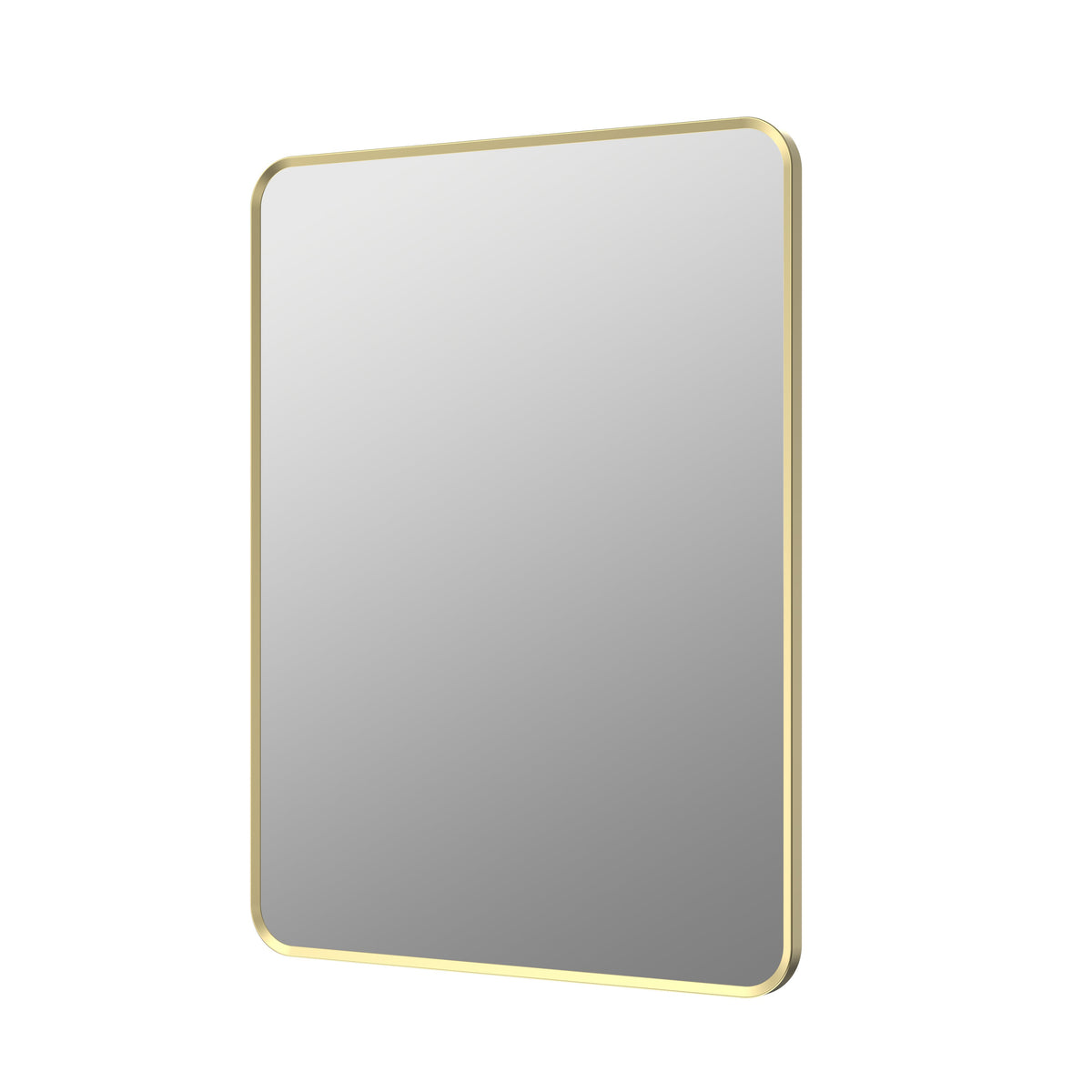 Kenfig 600x800mm Rectangle Mirror - Brushed Brass
