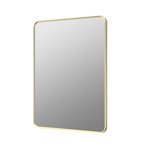 Kenfig 600x800mm Rectangle Mirror - Brushed Brass