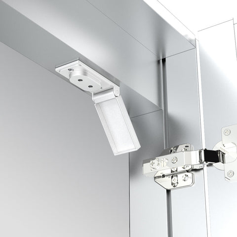 Sarke 600mm 2 Door Front-Lit LED Mirror Cabinet