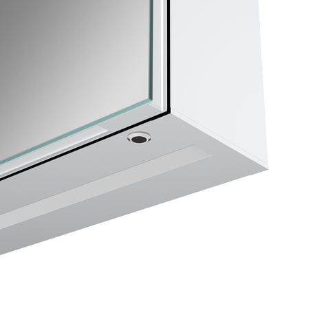 Reo 500mm 1 Door Front-Lit LED Mirror Cabinet