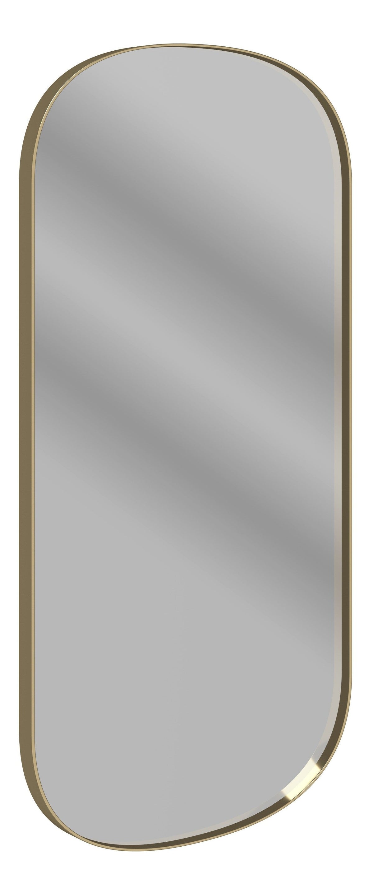 Kenfig 800x400mm Oblong Mirror - Brushed Bronze