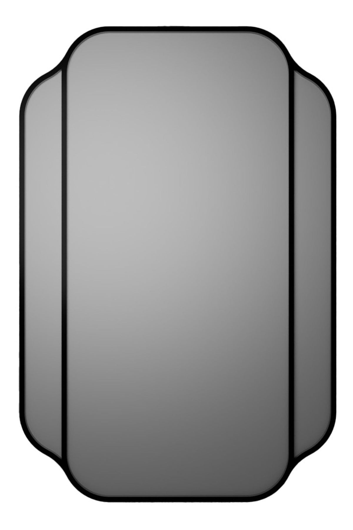 Nolichucky 600x900mm Rectangle Mirror - Black