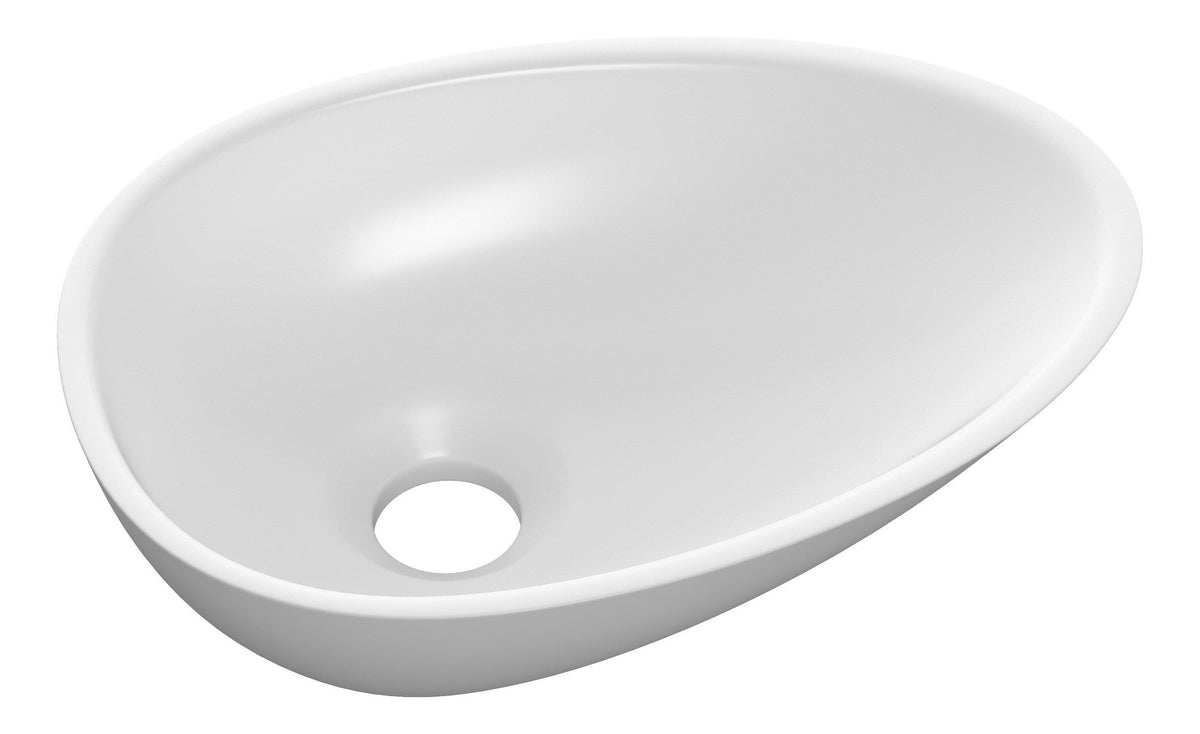 Avon 320x220mm Mini Resin Washbowl - White
