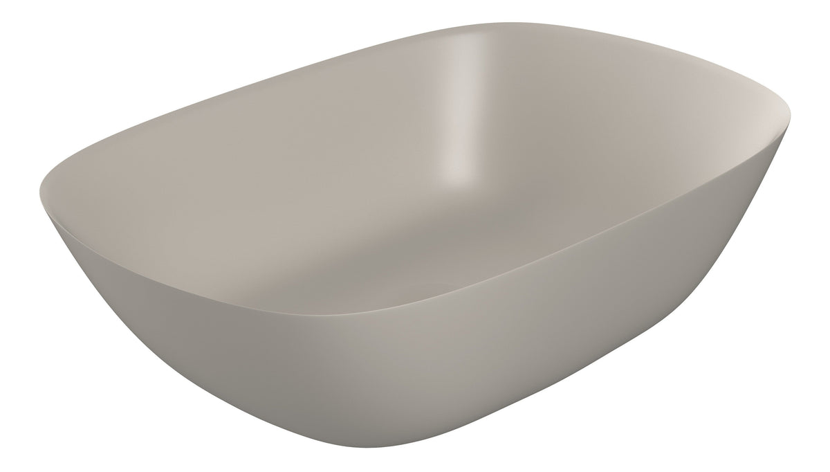 Lay 460x320mm Resin Washbowl - Latte