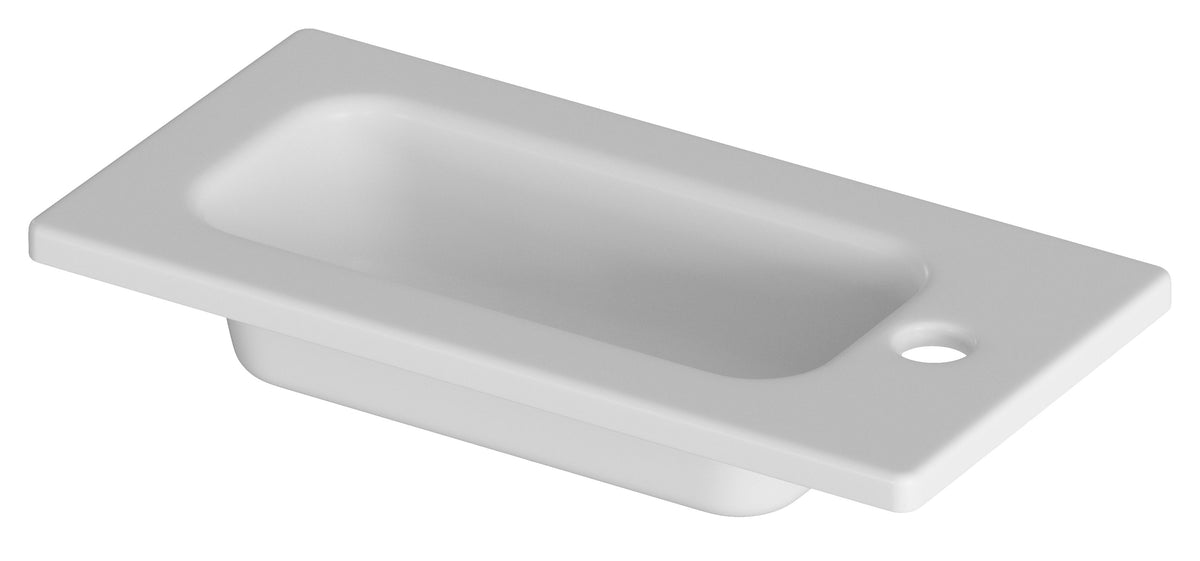 Slim 450mm 1TH Inset Basin