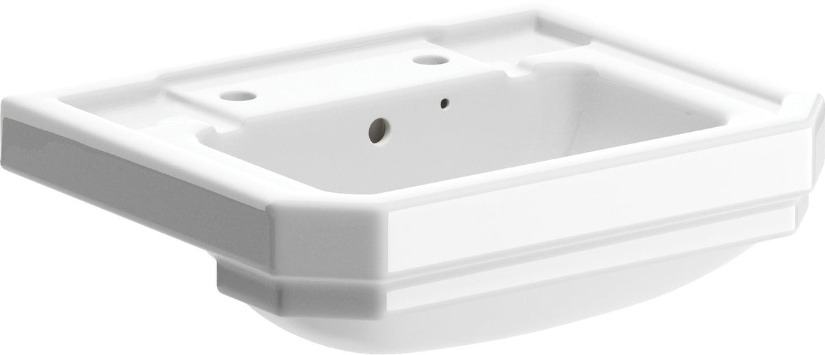 Sherford 495x445mm 2TH Semi Recessed Basin