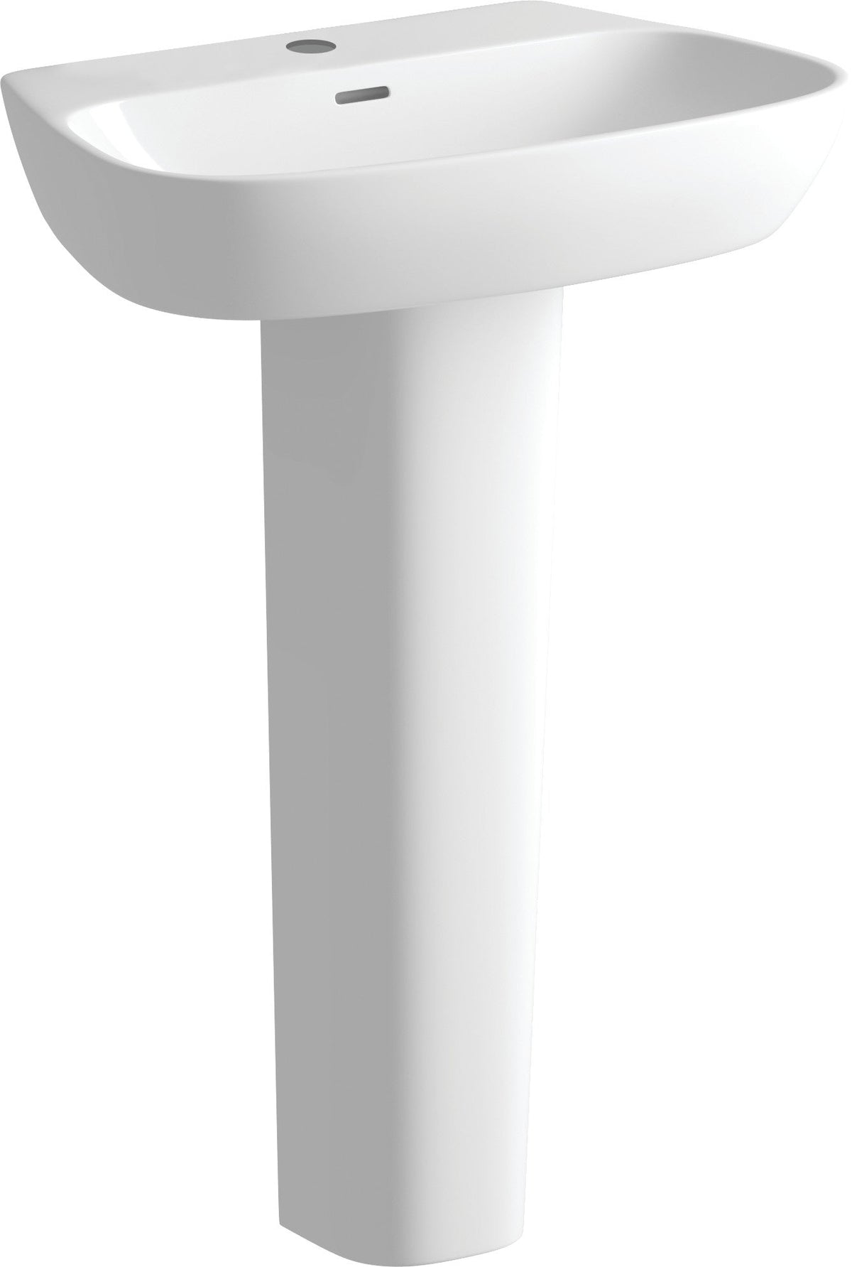 Amazon 600x400mm 1TH Basin & Full Pedestal