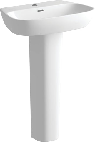 Amazon 600x400mm 1TH Basin & Full Pedestal